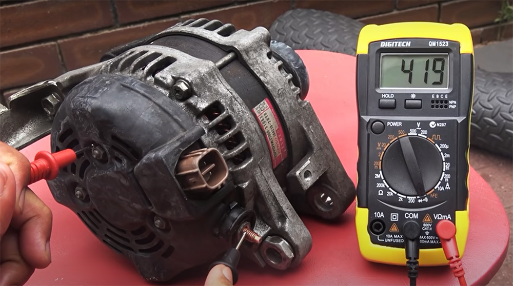 Testing an Alternator Manually