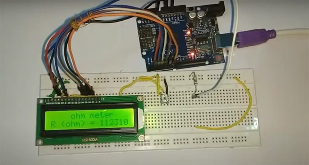 Calculating Resistance using Arduino Ohm Meter