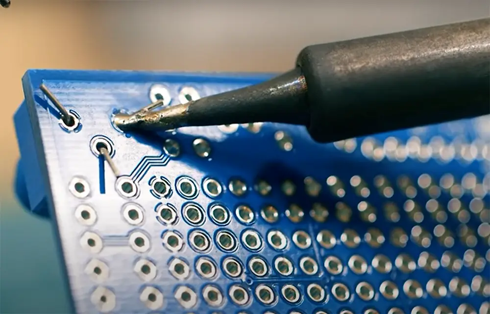 Soldering for circuit boards