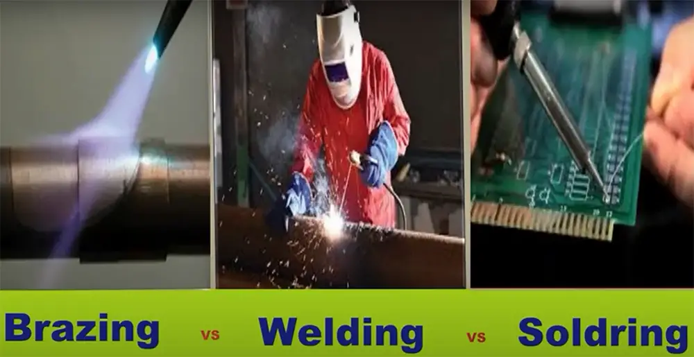 Difference Between Welding, Brazing and Soldering