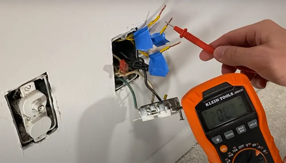 Test the switch for continuity using multimeter
