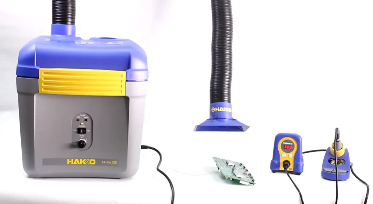 Hakko FA430 Fume Extraction System Review ElectronicsHacks