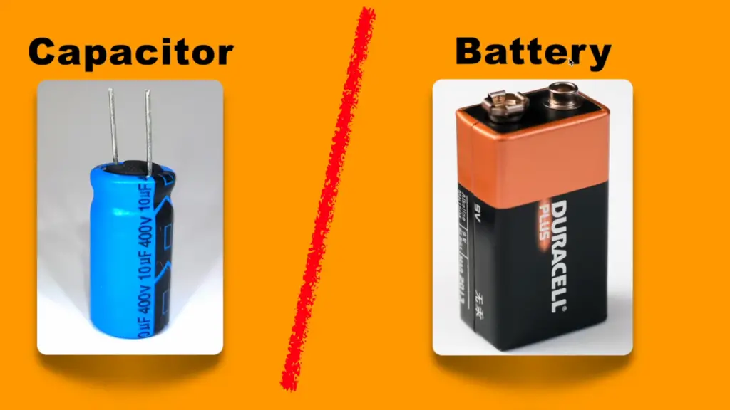 What are the Similarities Between a Battery and a Capacitor?