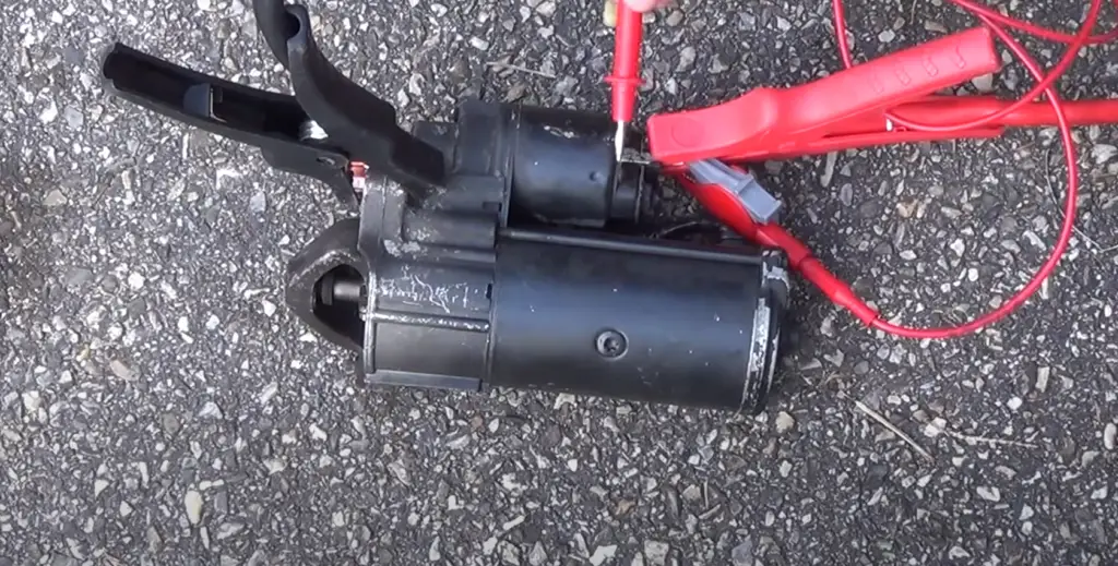 Bench Test a Starter Motor with Solenoid