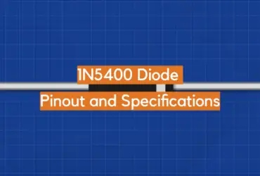 1N5400 Diode Pinout and Specifications