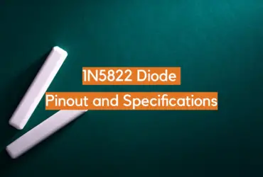 1N5822 Diode Pinout and Specifications