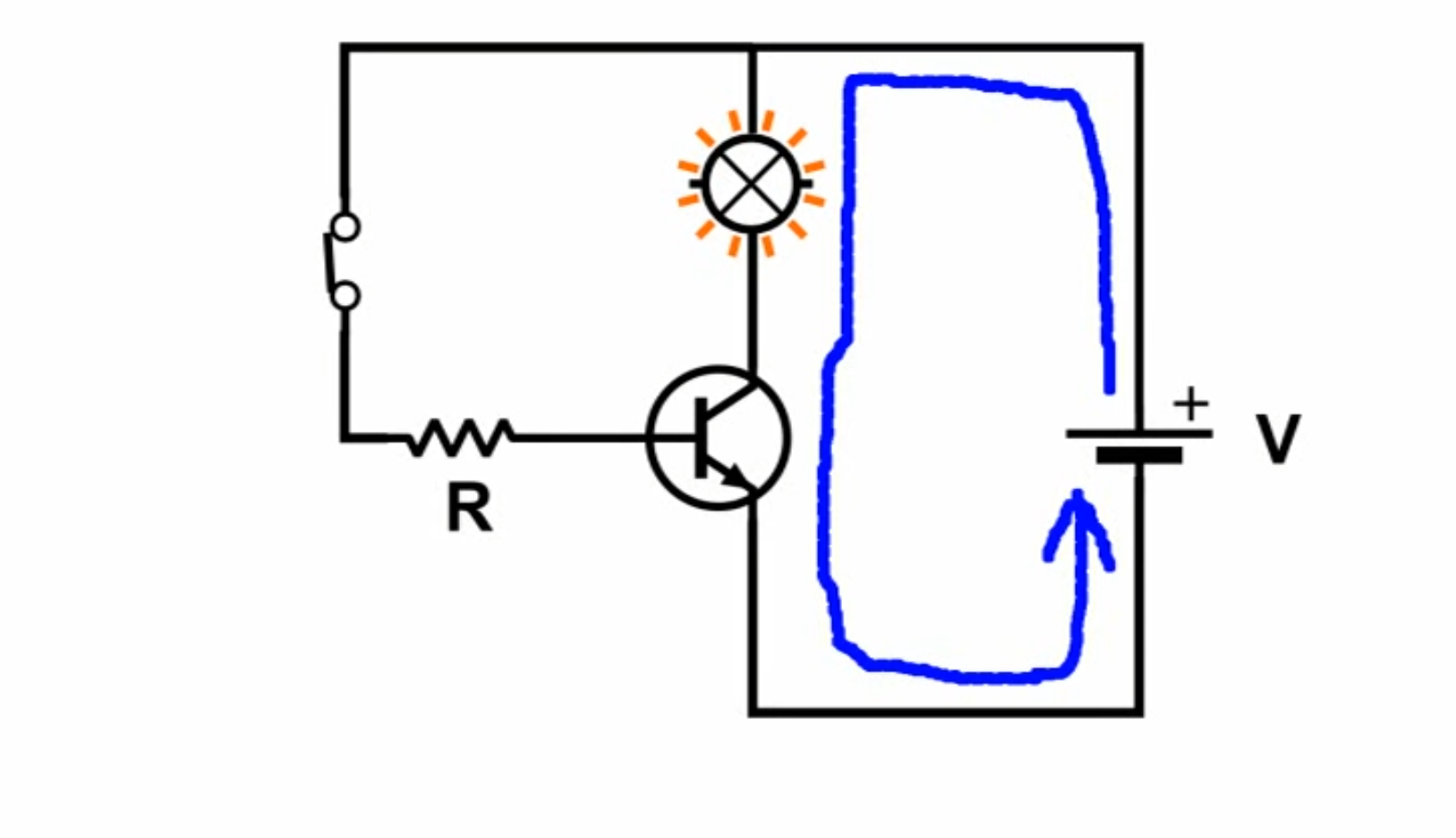 How to Use a Transistor as a Switch? Circuit Diagram