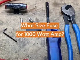 What Size Fuse for 1000 Watt Amp?