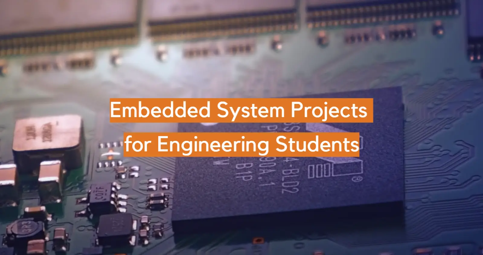 Embedded System Projects for Engineering Students