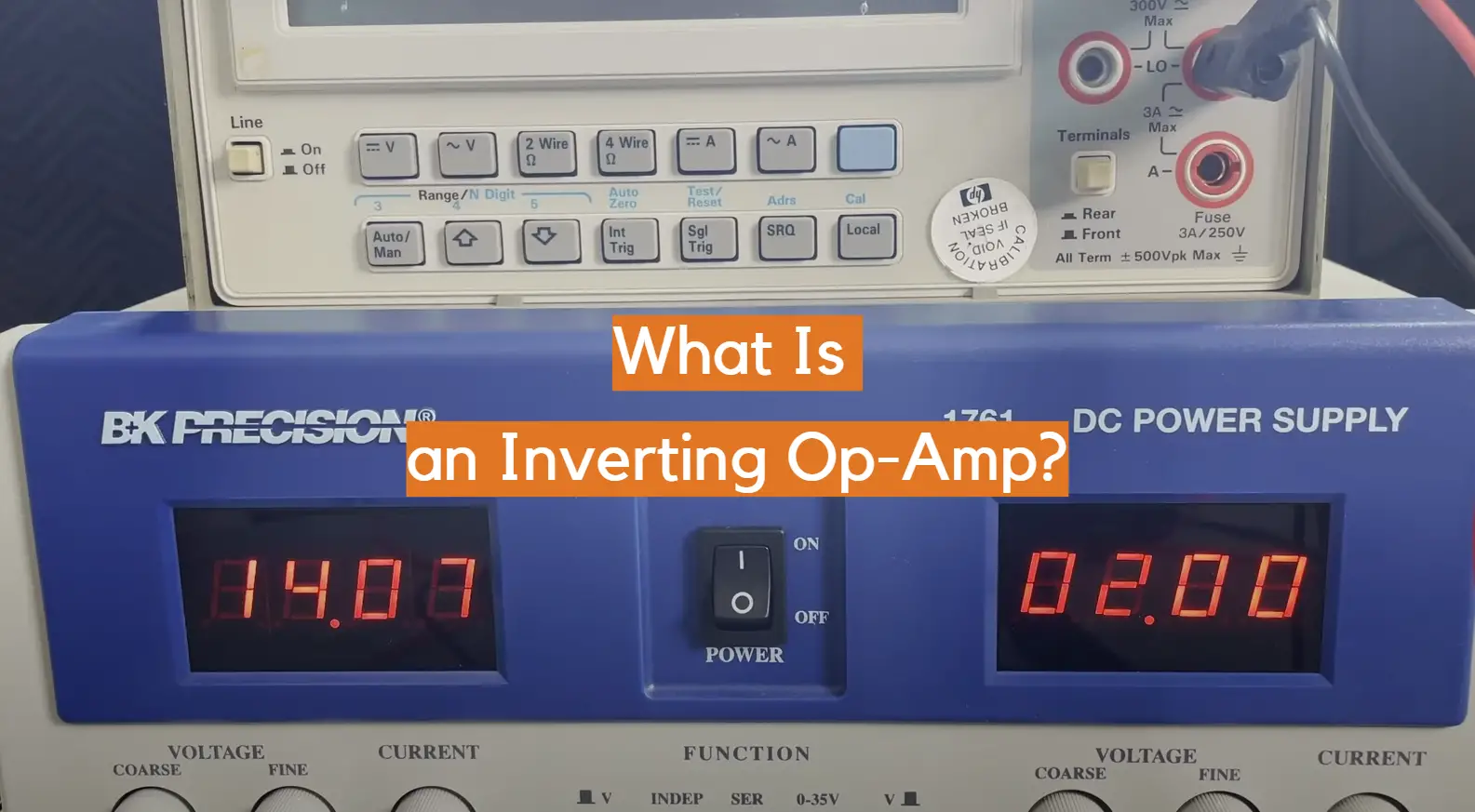 What Is an Inverting Op-Amp?