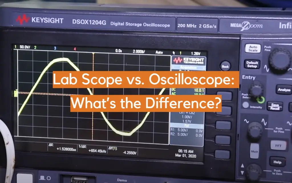 Lab Scope vs. Oscilloscope What’s the Difference? ElectronicsHacks