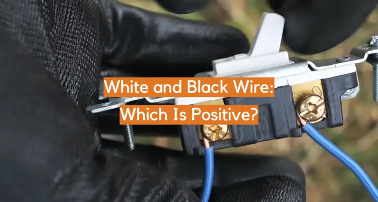 White and Black Wire: Which Is Positive? - ElectronicsHacks