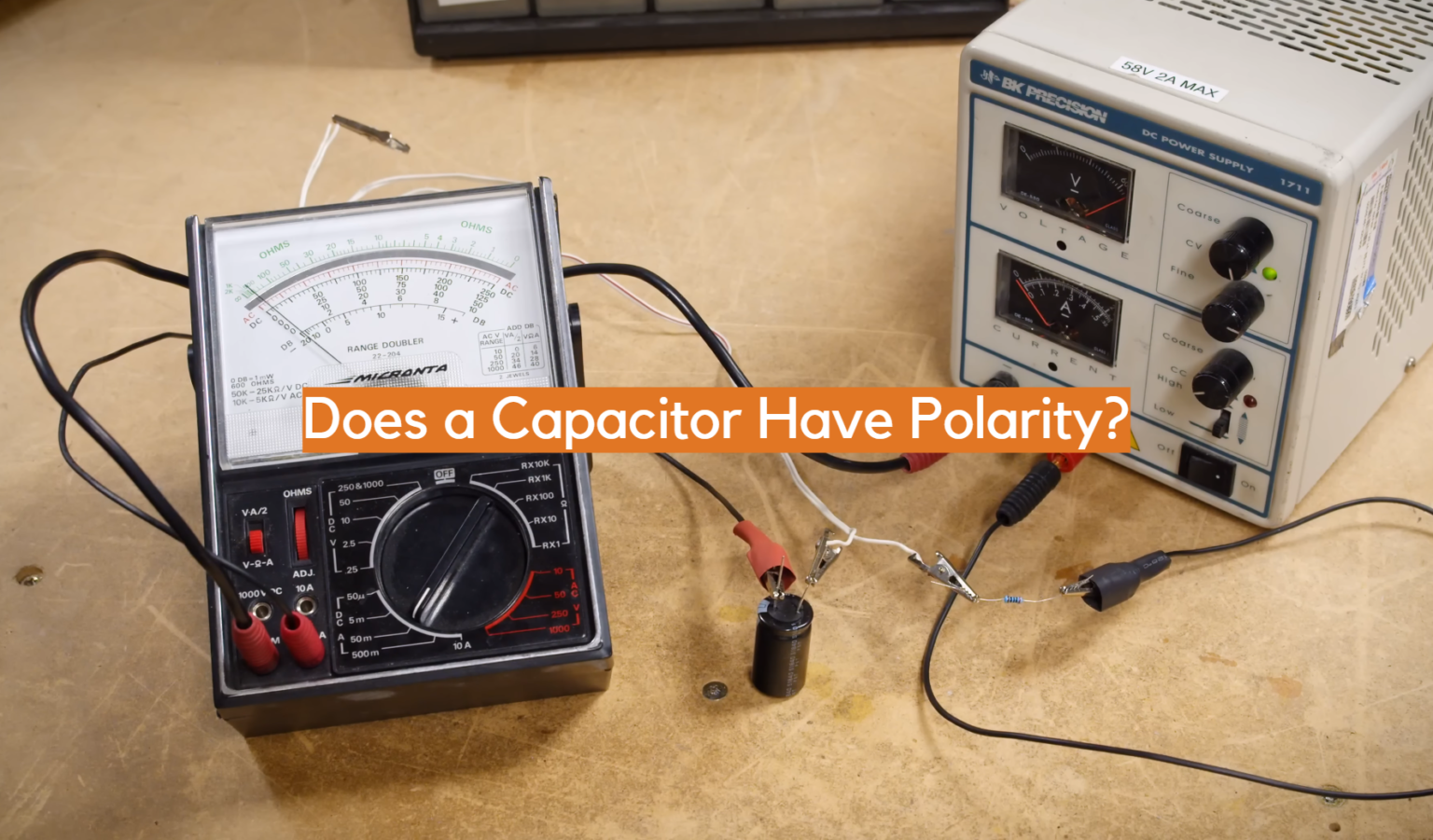 Does a Capacitor Have Polarity? - ElectronicsHacks