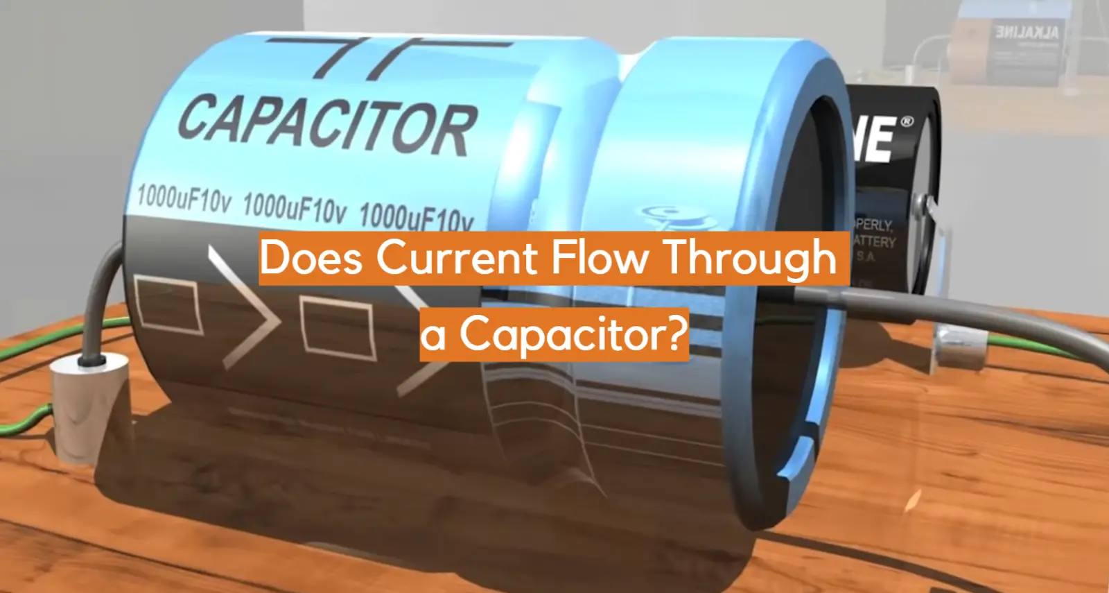 Does Current Flow Through a Capacitor?