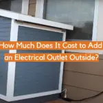 How Much Does It Cost to Add an Electrical Outlet Outside?