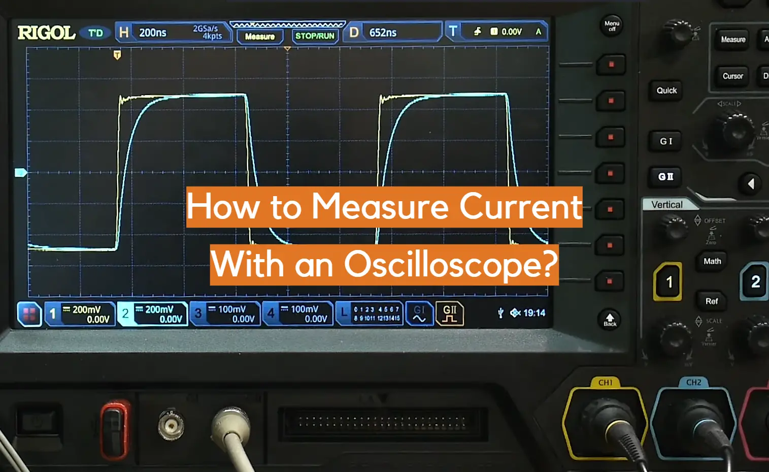 How to Measure Current With an Oscilloscope?