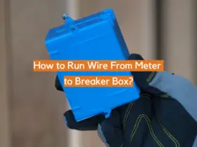 How to Run Wire From Meter to Breaker Box?
