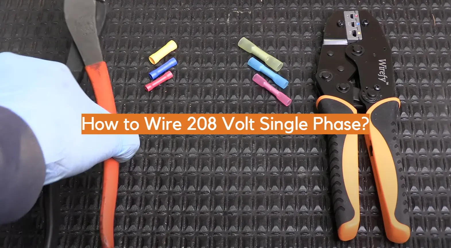 How to Wire 208 Volt Single Phase?