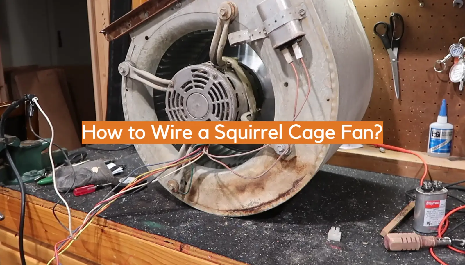 How to Wire a Squirrel Cage Fan?