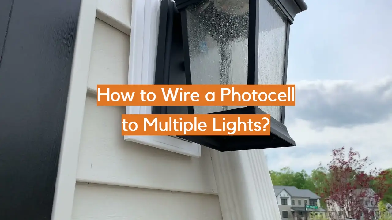 How to Wire a Photocell to Multiple Lights?