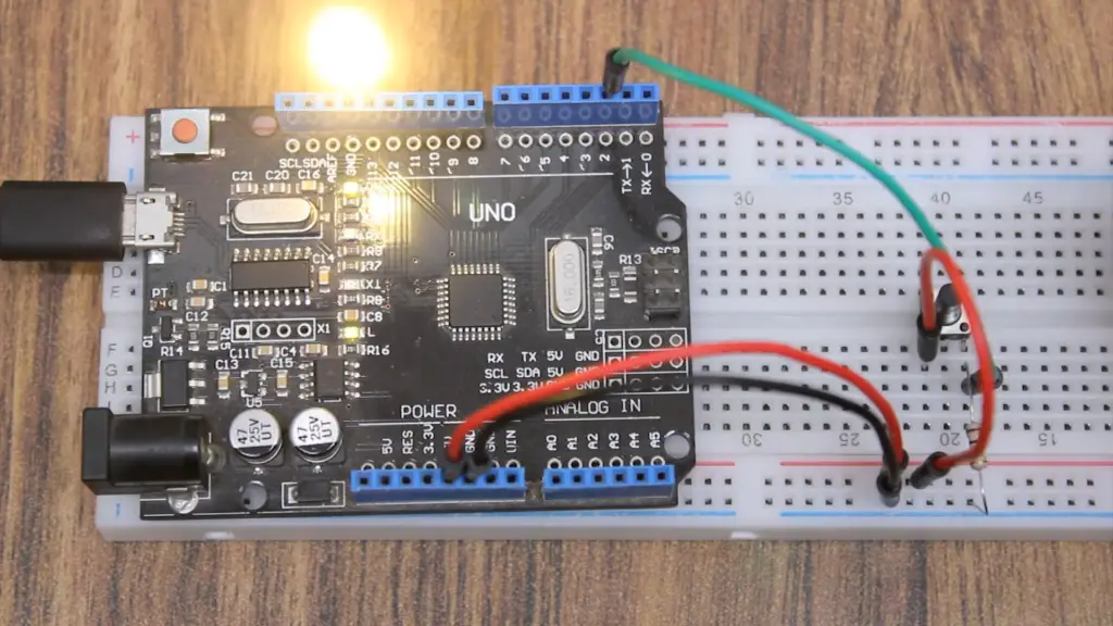 Steps Button Toggle LED with Arduino UNO
