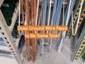 Does Ground Wire Need to Be Same Size?