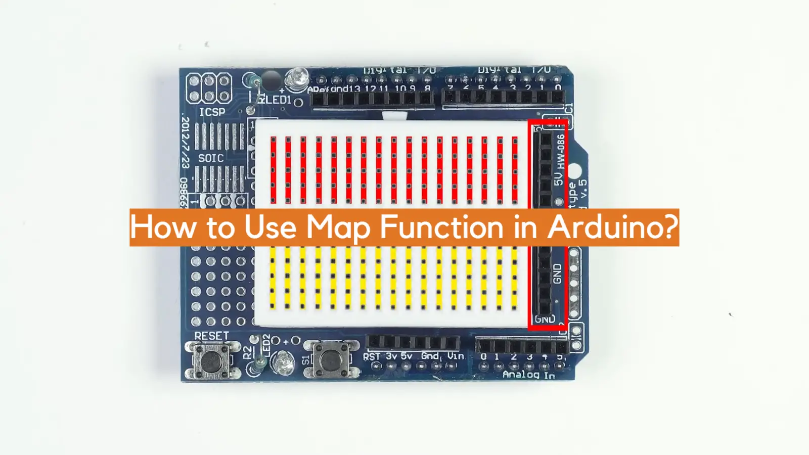 How to Use Map Function in Arduino?