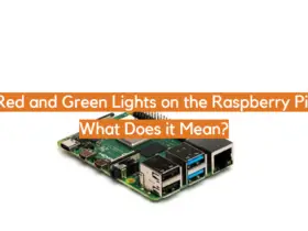 Red and Green Lights on the Raspberry Pi: What Does it Mean?